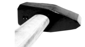 Stahl Steinspalthammer 2,0 kg