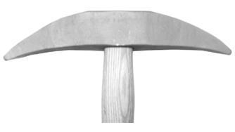Stahl Zweispitzhammer 1,0 kg
