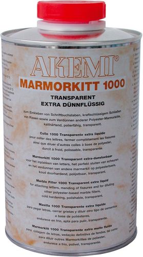 Akemi Marmorkitt 1000 Transparent ex. dünnflüssig 900 ml
