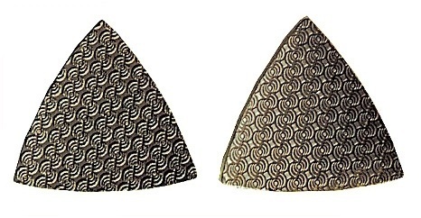 Diamant Dreieck-Klett Korn 60-8000