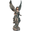 Engel mit Rosen Bronze