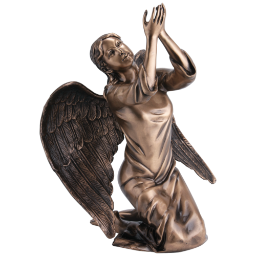 Engel kniend Bronze