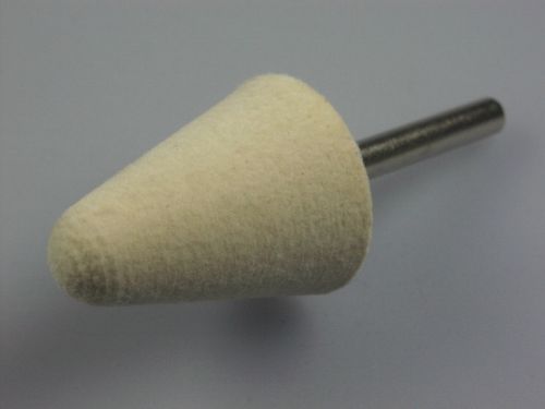 Polierfilz Form F9 Schaft 6 mm