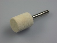 Polierfilz Form F8 Schaft 6 mm